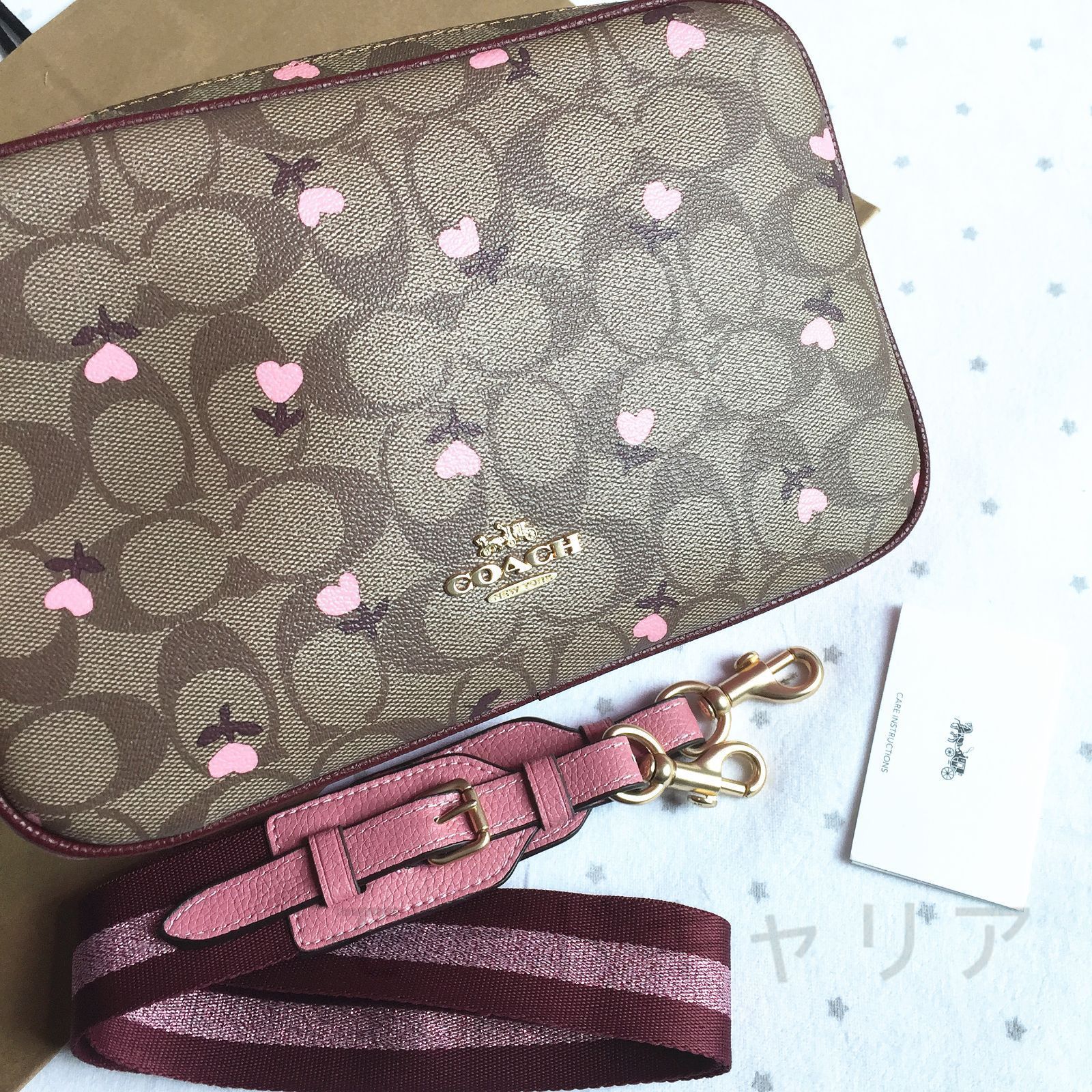 新品未使用 COACH（コーチ）花柄ダブルジップクロスボディショルダーバッグ レディース 保存袋付属 アウトレット品 C3239 - メルカリ