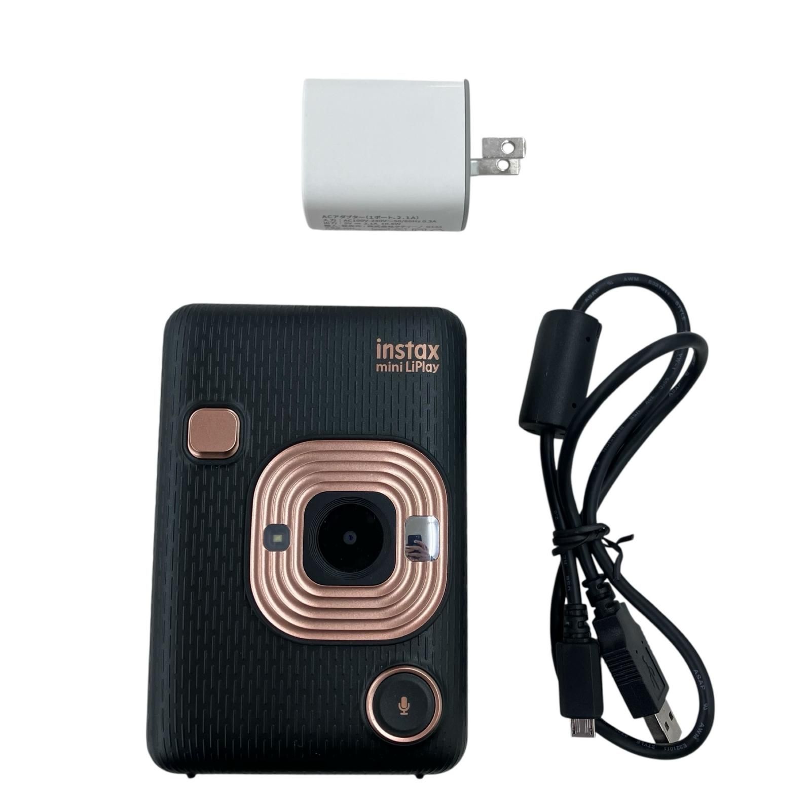 186000 現状品 FUJIFILM フジフィルム instax mini LiPlay ブラック|ピンク