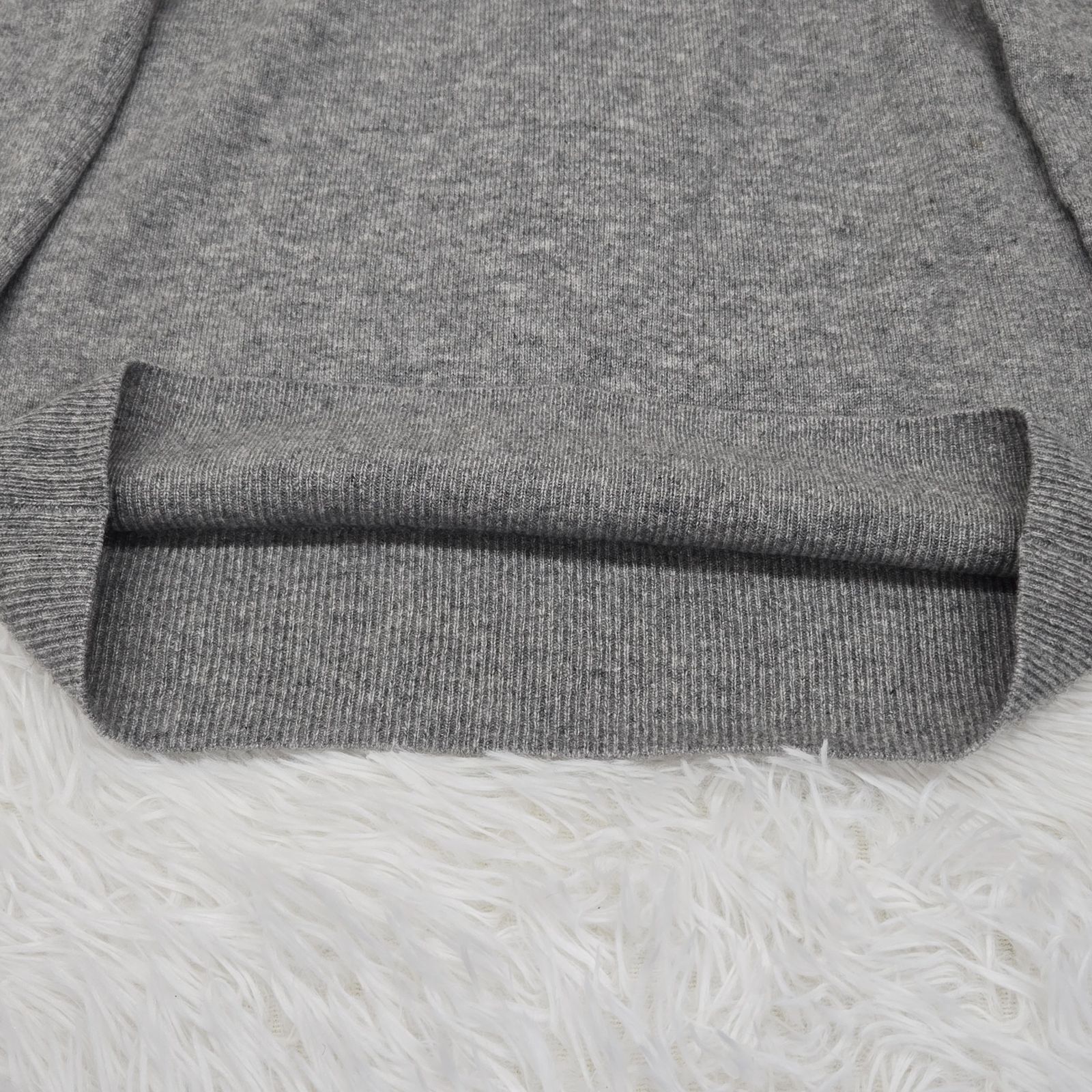 新品未使用 ボーダーズアットバルコニー カシミヤVネックニット 長袖 セーター ボーダーズアットバルコニー 長袖ニット カシミア100% セーター 36