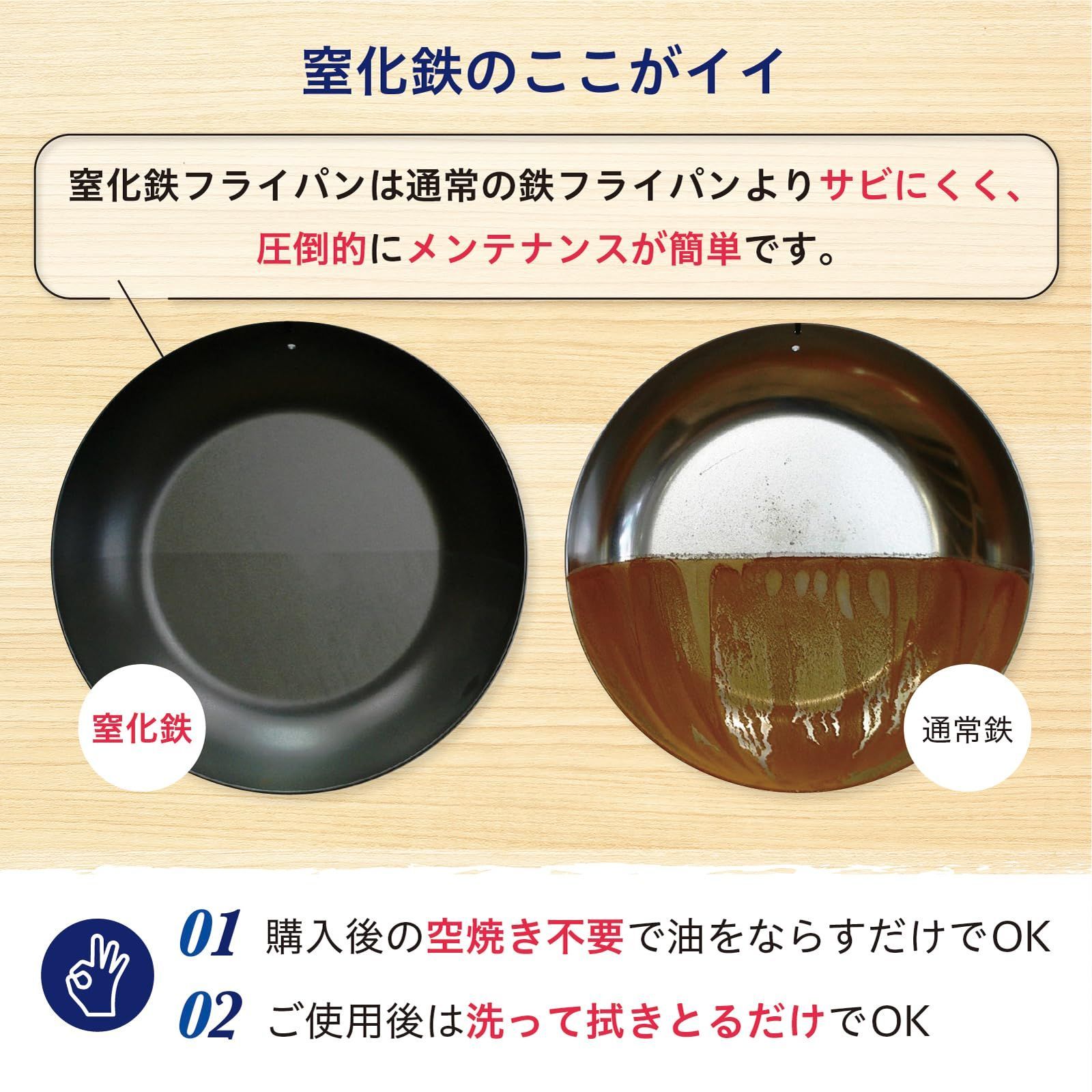 IH対応 サビにくい