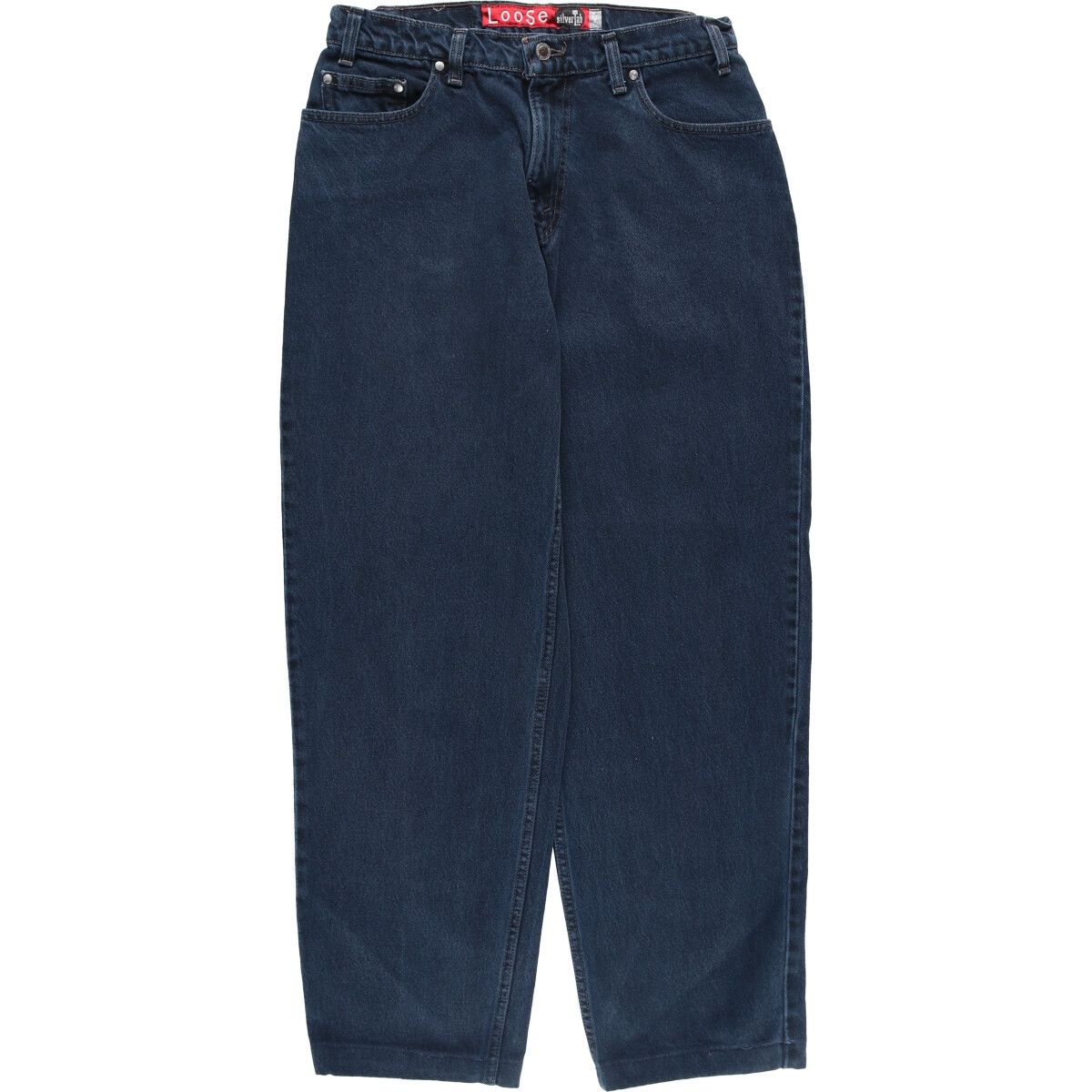 【古着】90’sLevi’sBaggySilverTabデニムパンツW32L30 古着 90s Levi's Silver Tab 「jeans」 ブルー デニム カーゴ
