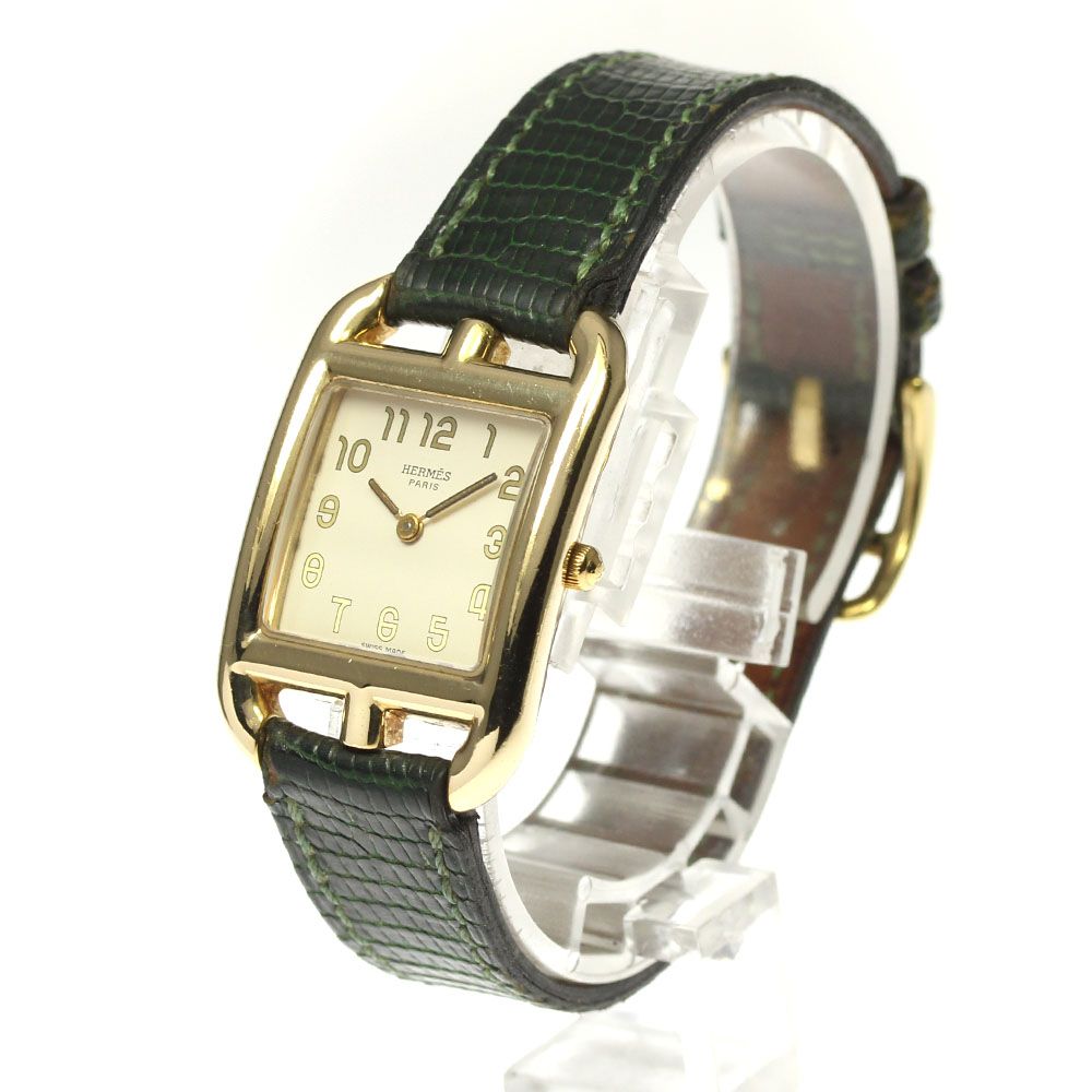 エルメス HERMES ケープコッド K18YG クォーツ レディース_809372