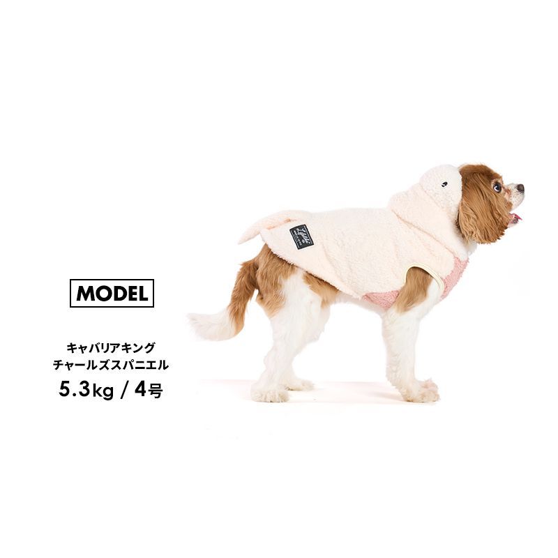 犬服 3S わんこの普段着ラビフェスクリーム×きなり