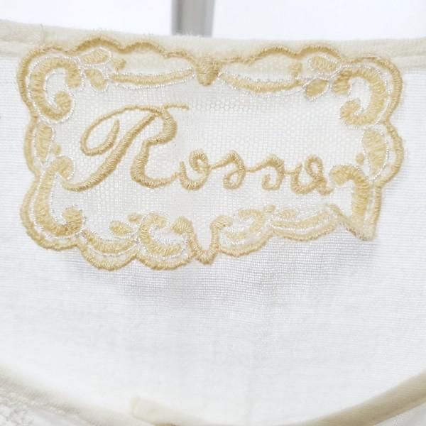 未使用 インポートロッサ リネン＆レース Tシャツ 黒 インポートロッサ