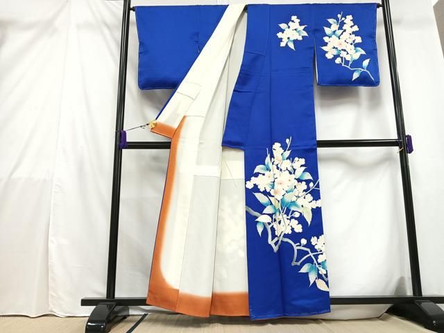 平和屋着物＊夏物 訪問着 絽 枝花文 正絹 逸品 CAAW9907gh