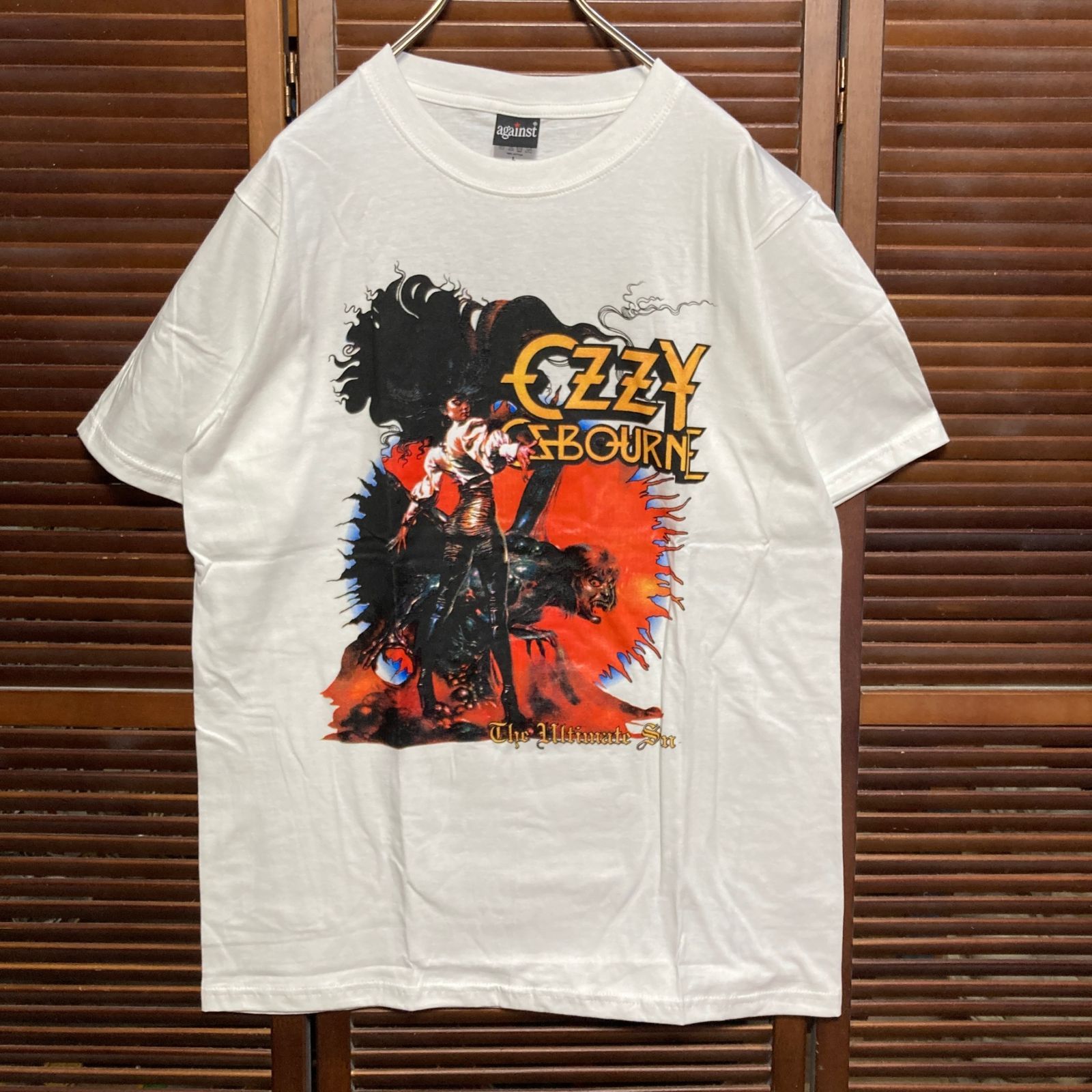 ビンテージ80's90's Ozzy Osbourne Tシャツ ホワイト ヴィンテージ 90s Ozzy Osbourne オジー オズボーン プリント