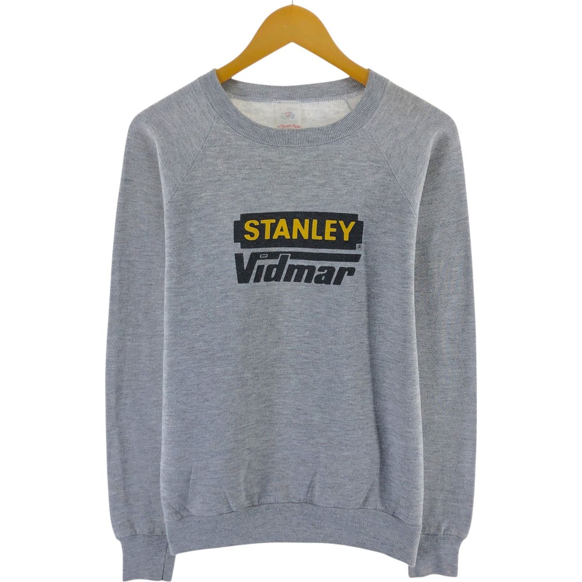古着 80年代 フルーツオブザルーム FRUIT OF THE LOOM STANLEY Vidmar アドバタイジング スウェットシャツ トレーナー USA製/eaa468970