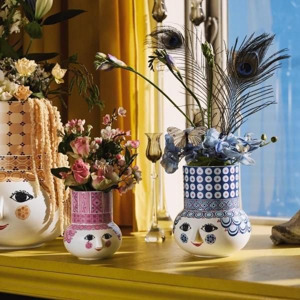 Olga オルガ フラワーベース H20cm ブルー BJORN WIINBLAD ビヨン