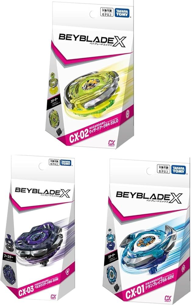 ベイブレードX ドランブレイブ　ウィザードアーク　ペルセウスダーク CX Gravity Perseus is back!? New Beyblade Xs such as Doran