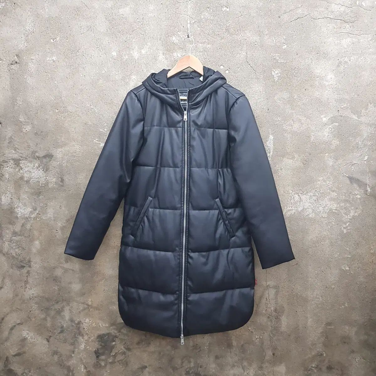 リーバイス キルティング フーディー ダウンジャケット ロング丈 アウター S サイズ