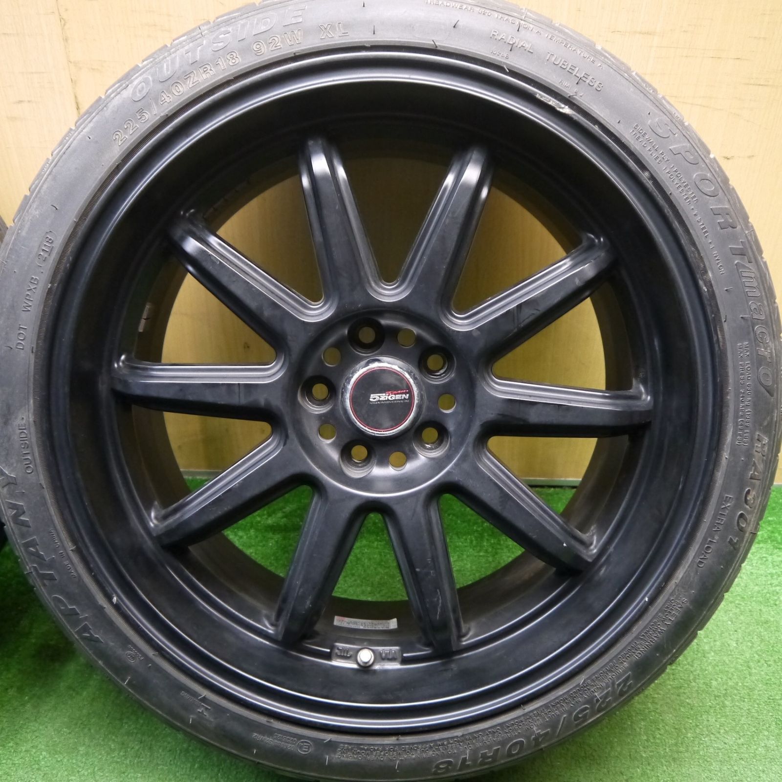 送料無料] 4本価格☆86 BRZ 等 5ZIGEN FIREBALL RR 5次元 225/40R18