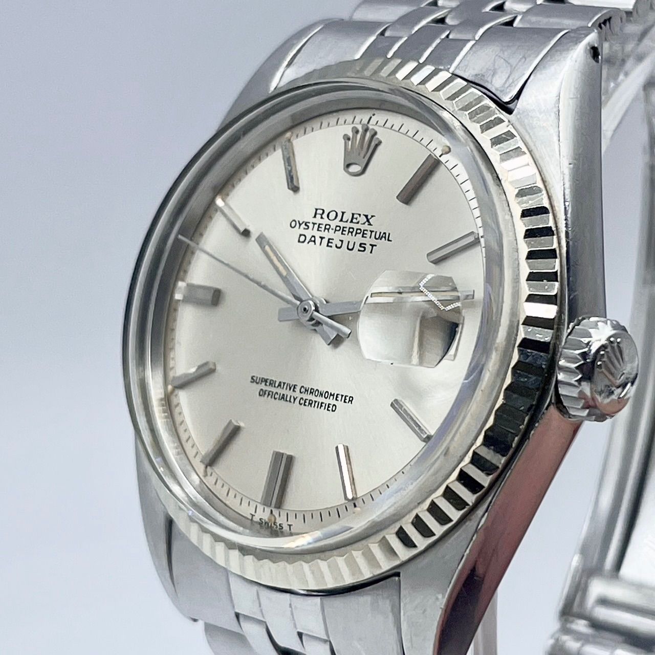 ROLEX】ロレックス デイトジャスト Ref.1601 シルバーダイヤル 5連 