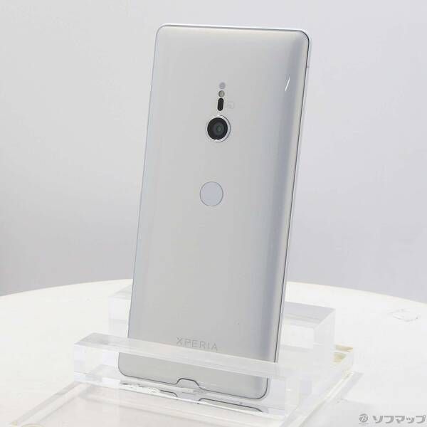 中古品〕 Xperia XZ3 64GB ホワイトシルバー SOV39 auロック解除SIM