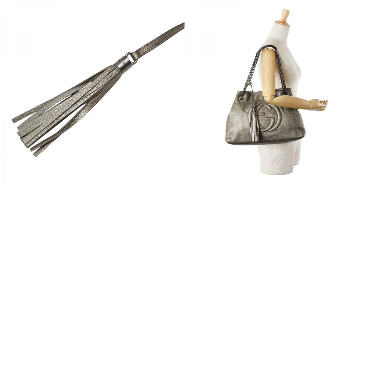 グッチ ソーホー インターロッキングG チェーン ショルダーバッグ  