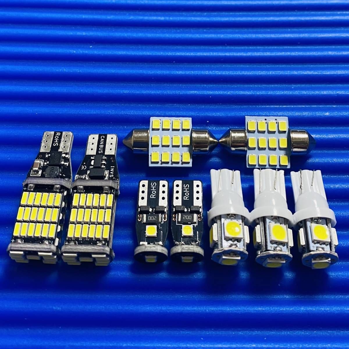 爆光！ZF1/2 CR-Z (CRZ) ルームランプセット ナンバー灯 バックランプ T10 LED 9個セット ホワイト ホンダ カー用品 パーツ  - メルカリ