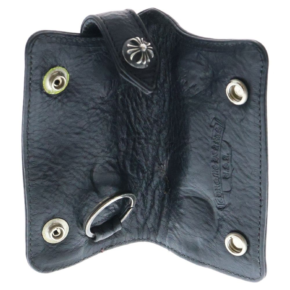 クロムハーツ KEY CASE/キーケース クロスボールボタンレザーキー