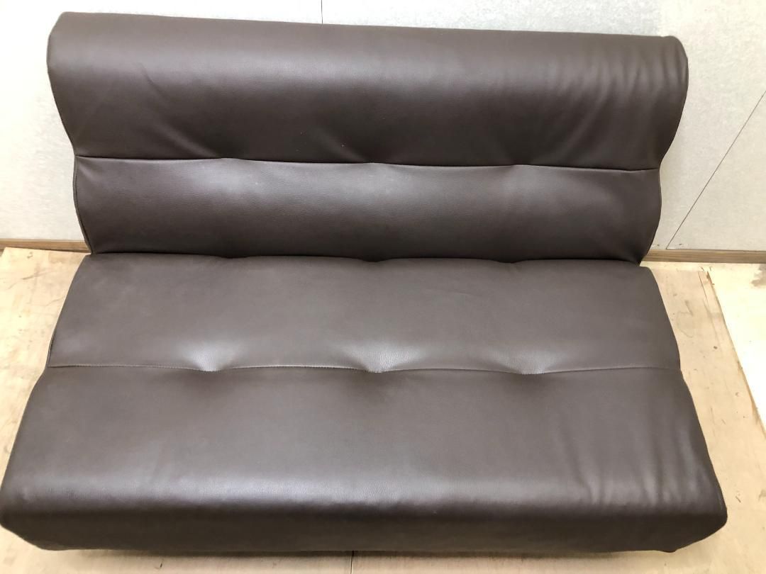 【美品】2人掛け 合皮ソファ　引き取り希望　【糸島市内 送料無料】250222-5 美品】2人掛け 合皮ソファ 引き取り希望 250222-5 【公式通販】