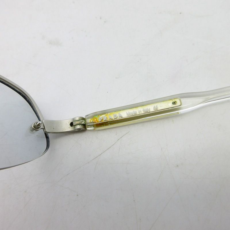 プラダ PRADA リムレス サングラス アイウェア ハーフリム