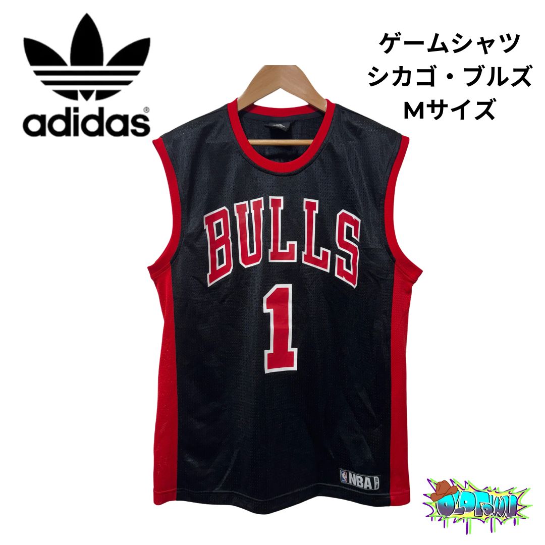 adidas “NBA Chicago Bulls / Rose #1“ バスケ ゲームシャツ