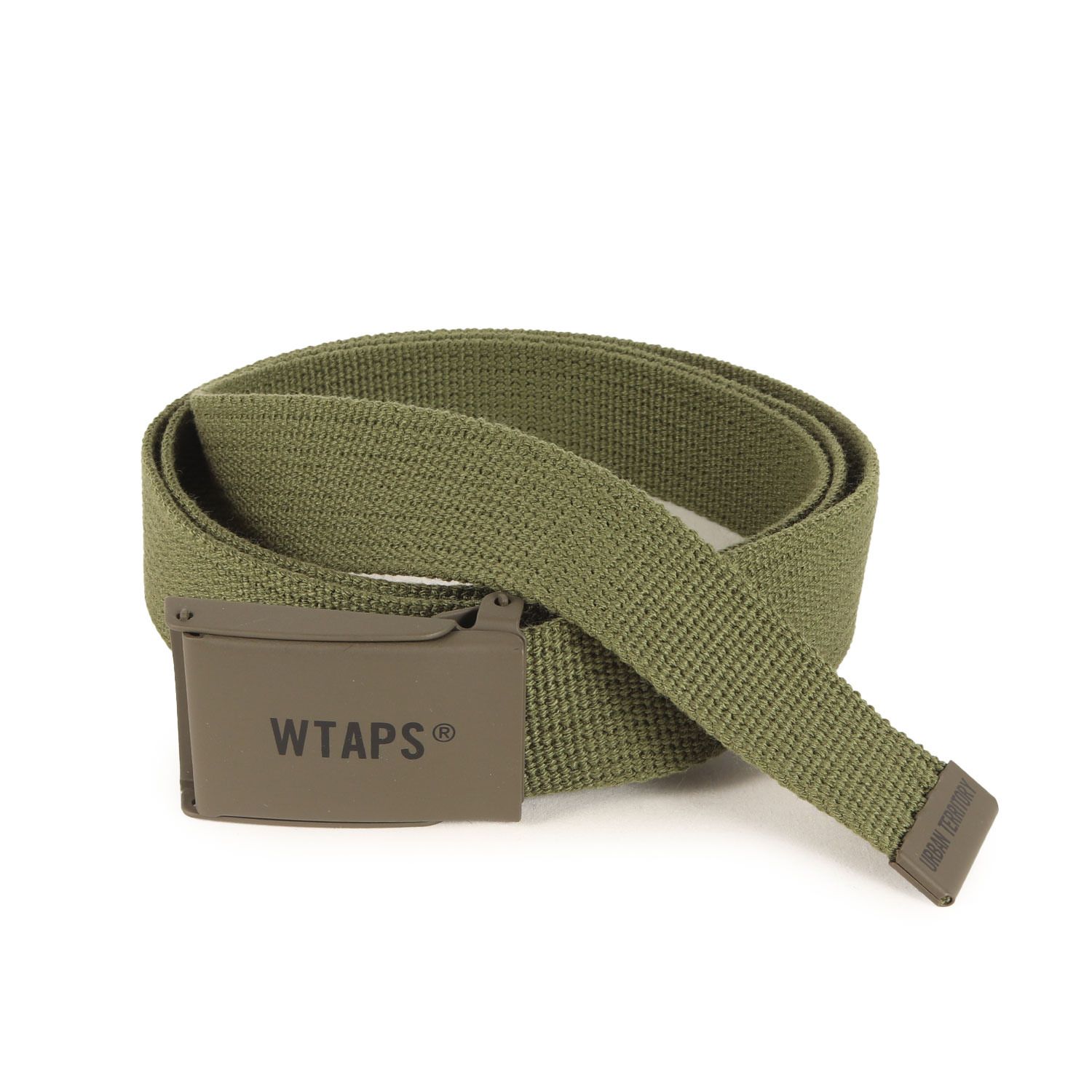 WTAPS ダブルタップス ベルト / ブランドロゴ GI ガチャベルト (GIB BELT) / オリーブドラブ / ストリート ブランド ファッション アイテム 小物 雑貨【メンズ】【中古】【美品】【K4427】 美品】WTAPS ダブルタップス ブランドロゴ GI ガチャベルト (GIB BELT