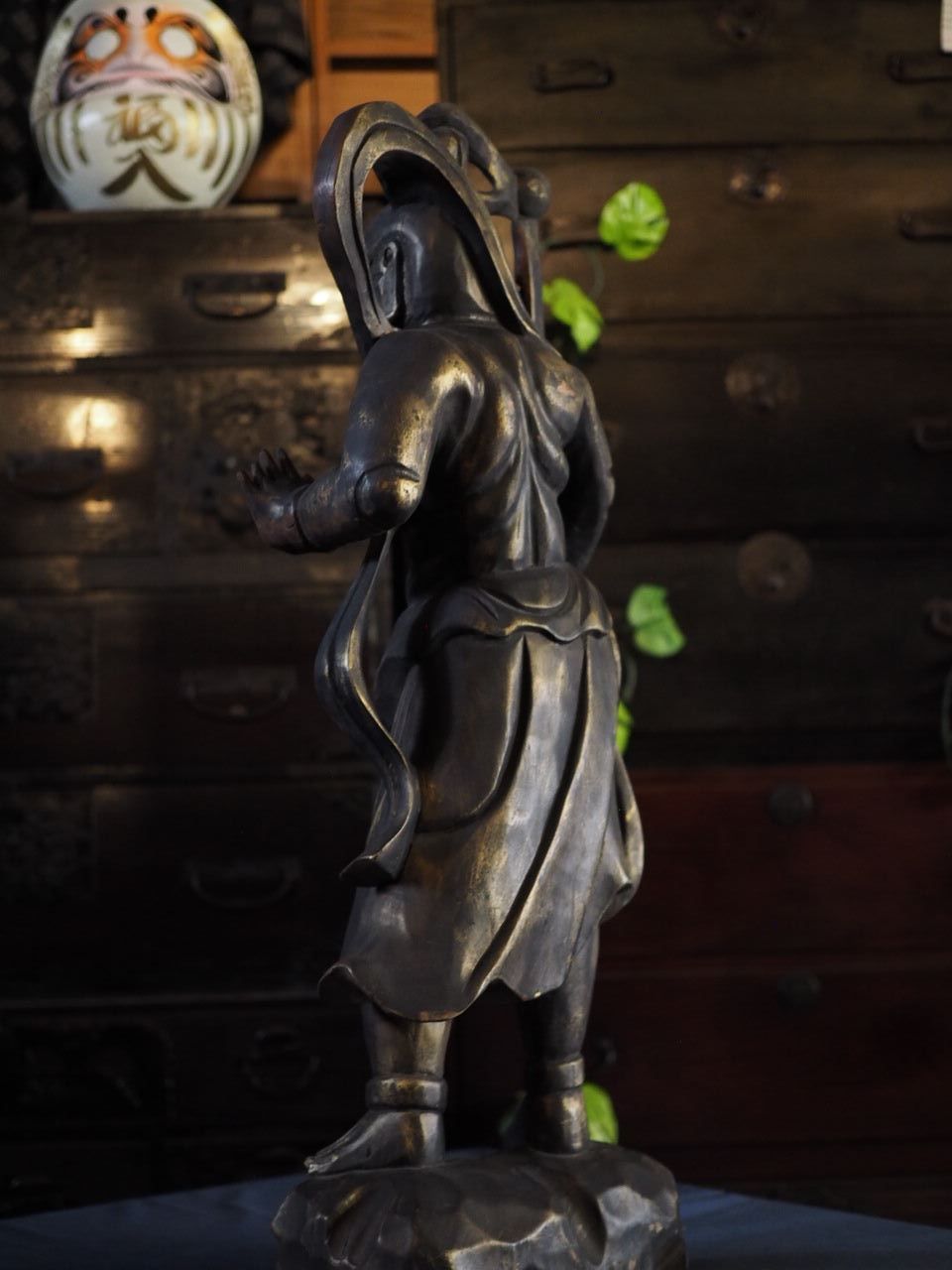 プレミアム 木彫 迫力の金剛力士像 仁王像 古録展 品番H13744