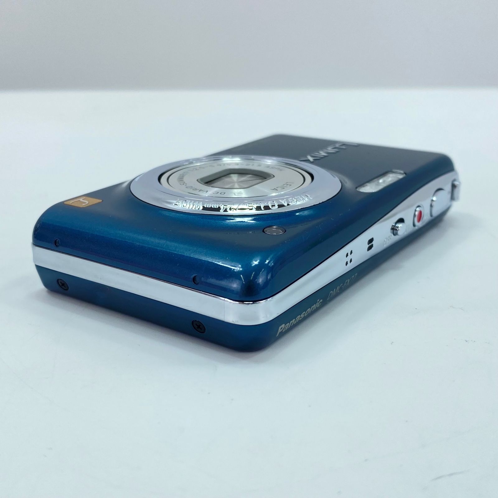 パナソニック デジタルカメラ LUMIX FX77 スエードブルー DMC-FX77-A