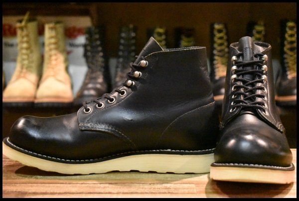 m*i様 REDWING 羽タグ 廃盤8165 7D 黒 アイリッシュセッター美 RED WING】茶芯 羽タグ 廃盤8165 7D 黒 アイリッシュセッター