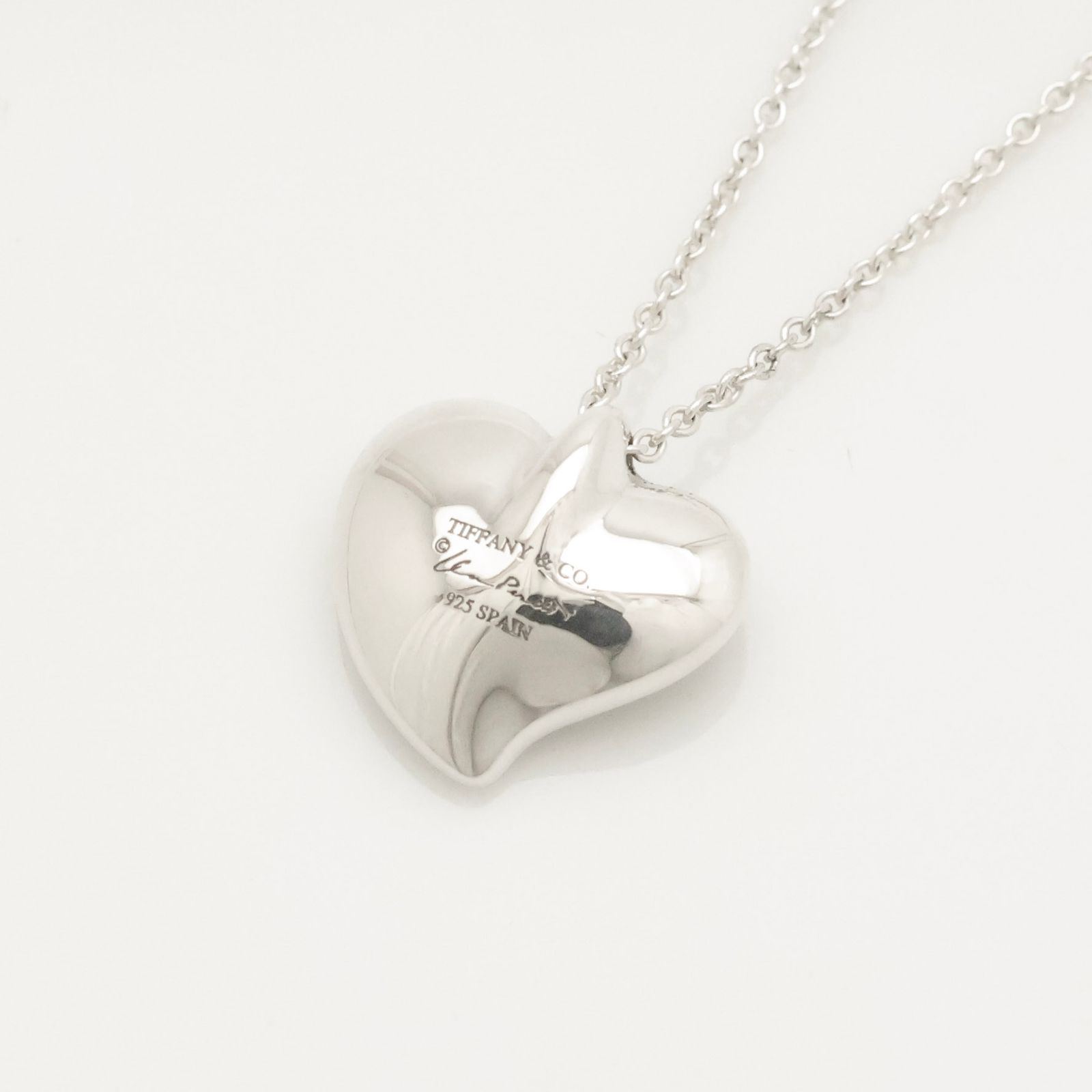 TIFFANY&Co ティファニー カーブドハートネックレス 925 ペレッティ TIFFANY&Co ティファニー エルサペレッティ カーブドハート