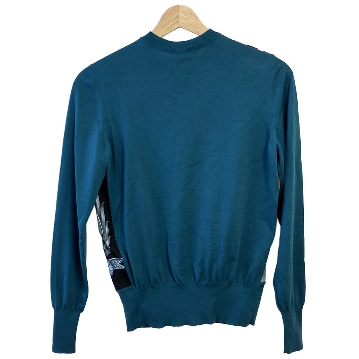 FERRAGAMO SalvatoreFerragamo サルバトーレフェラガモ カーディガン サイズXS レディース - グリーン×黒×マルチ 長袖