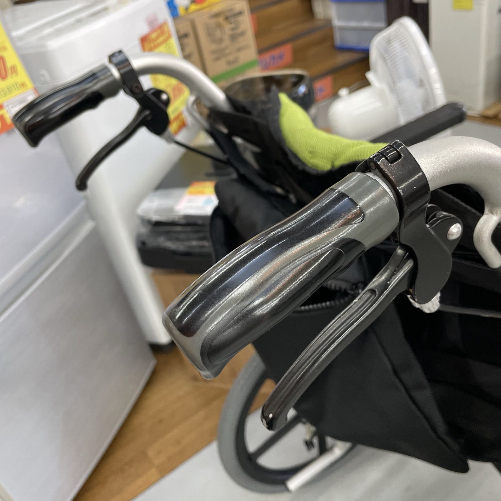 R449 ☀️ MATSUNAGA 車いす（介助型） NEXT-61B グリーン ネクスト