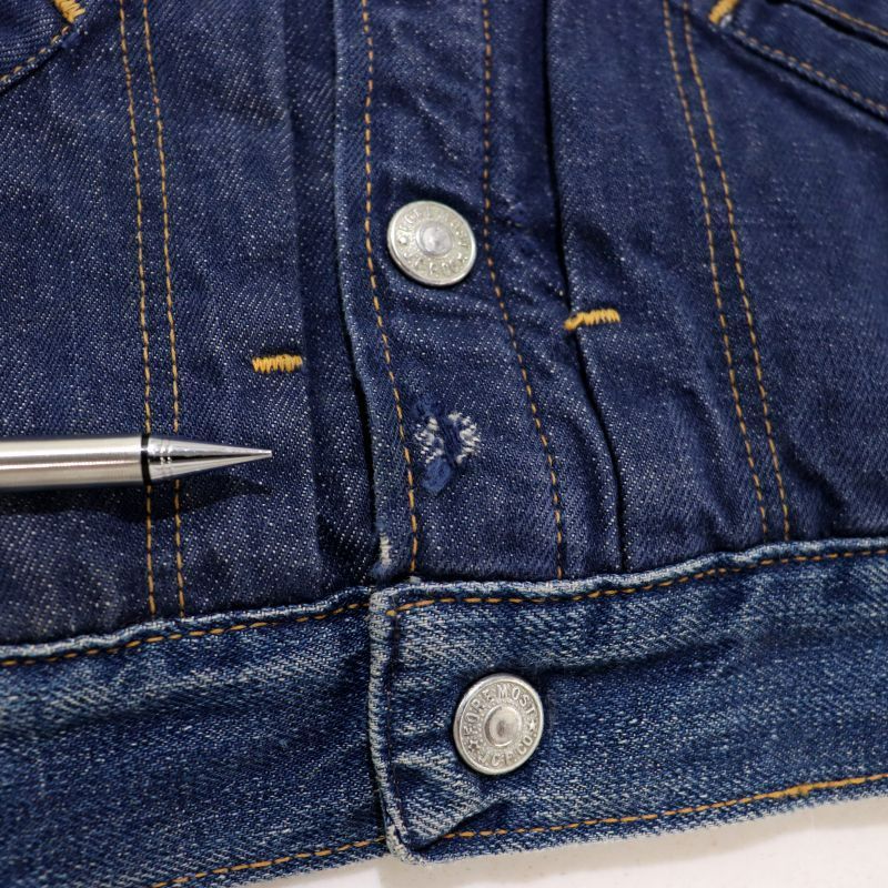 60s vintage FOREMOST 裏地付き バッドダイ デニムジャケット メンズ