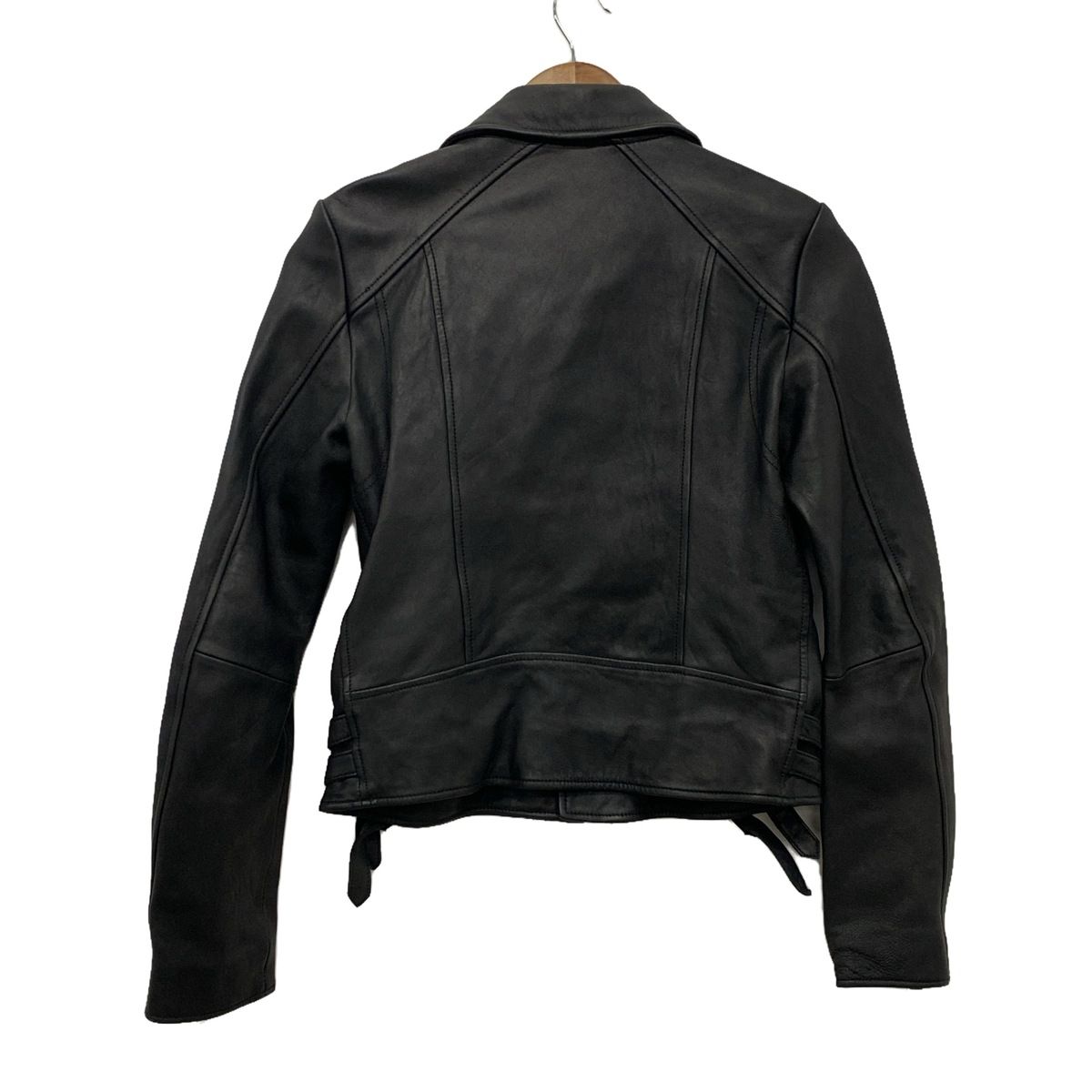 ルシェルブルー ノーカラー ライダースジャケット 36/LE CIEL BLEU