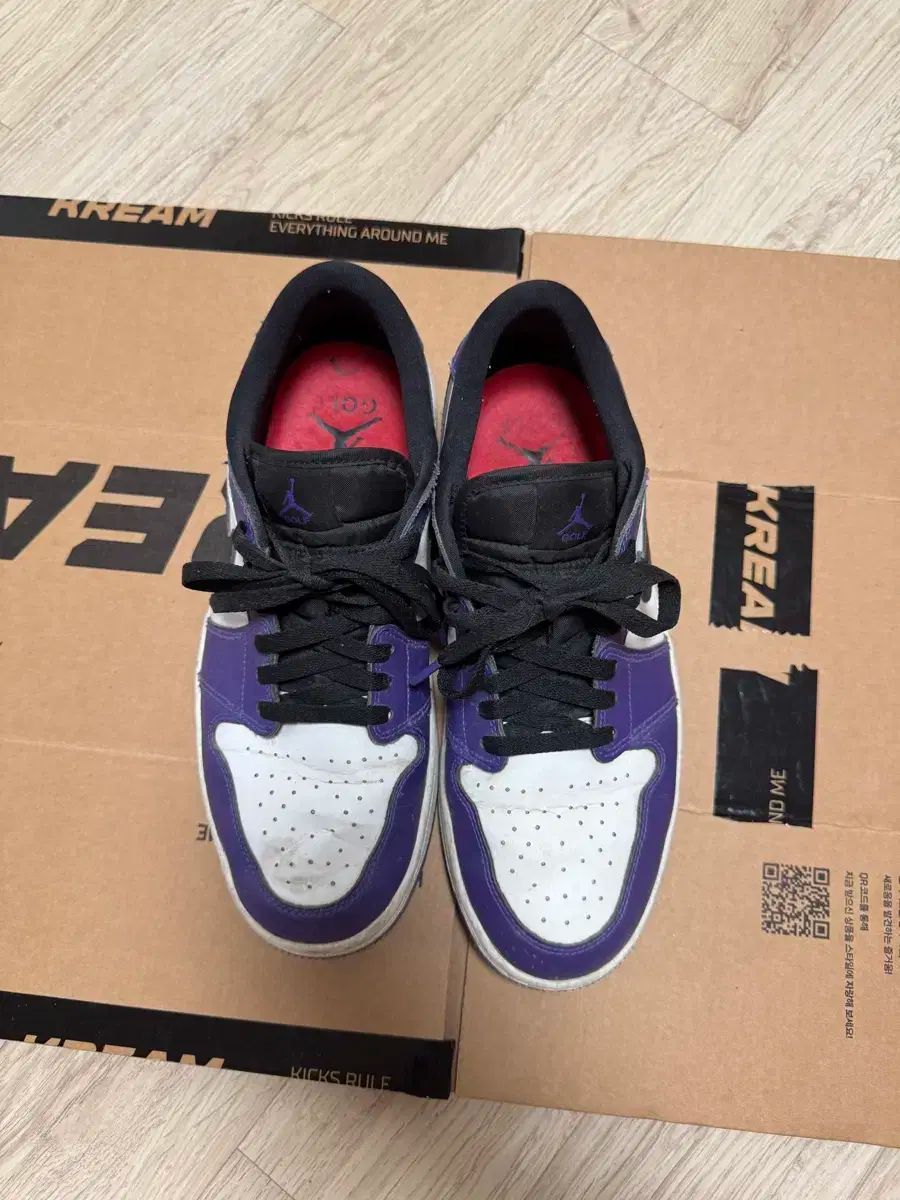ナイキ ジョーダン1 ロー ゴルフ コート パープル 275mm