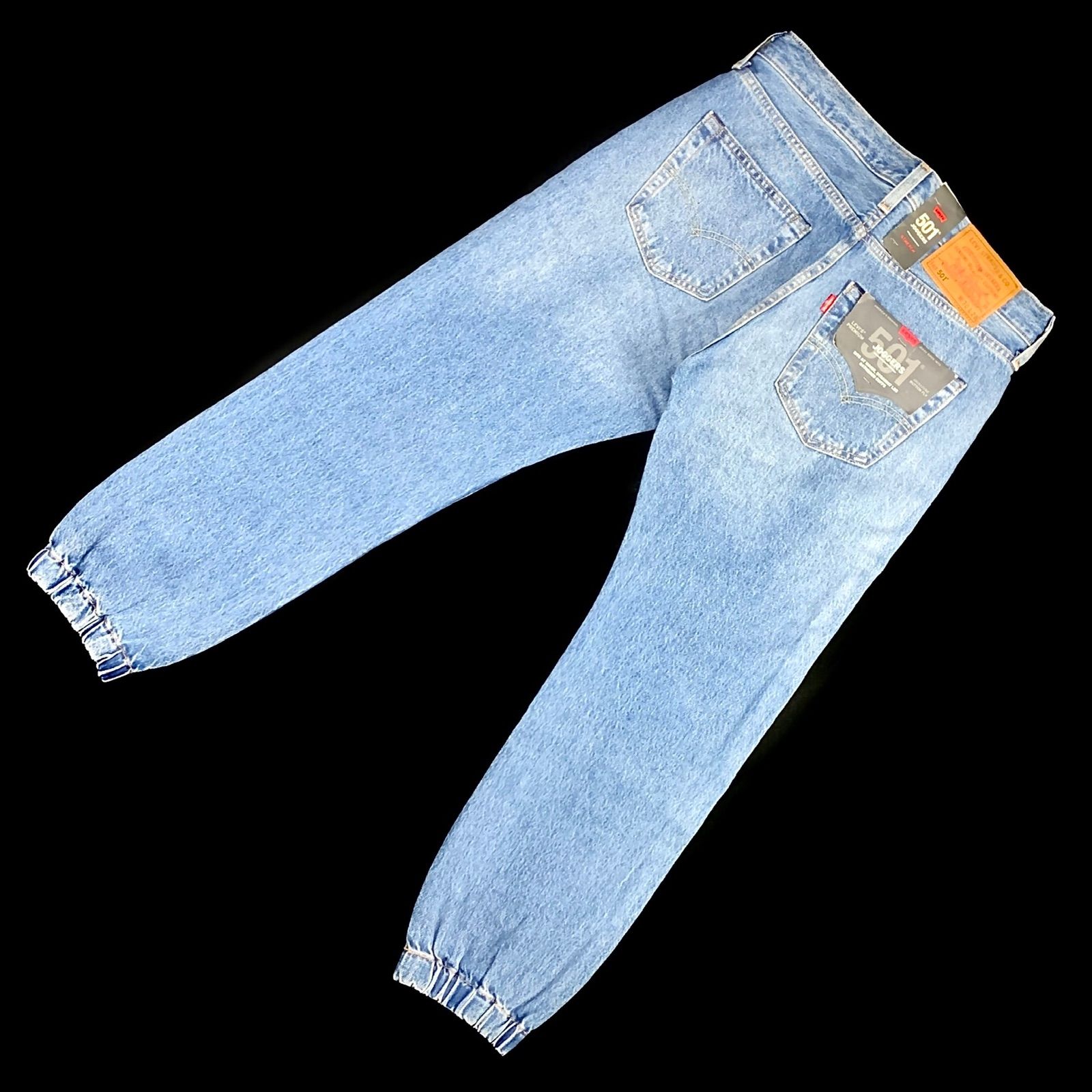 リーバイス Levi's 501 ジョガー ミドルウォッシュ ストレッチジーンズ