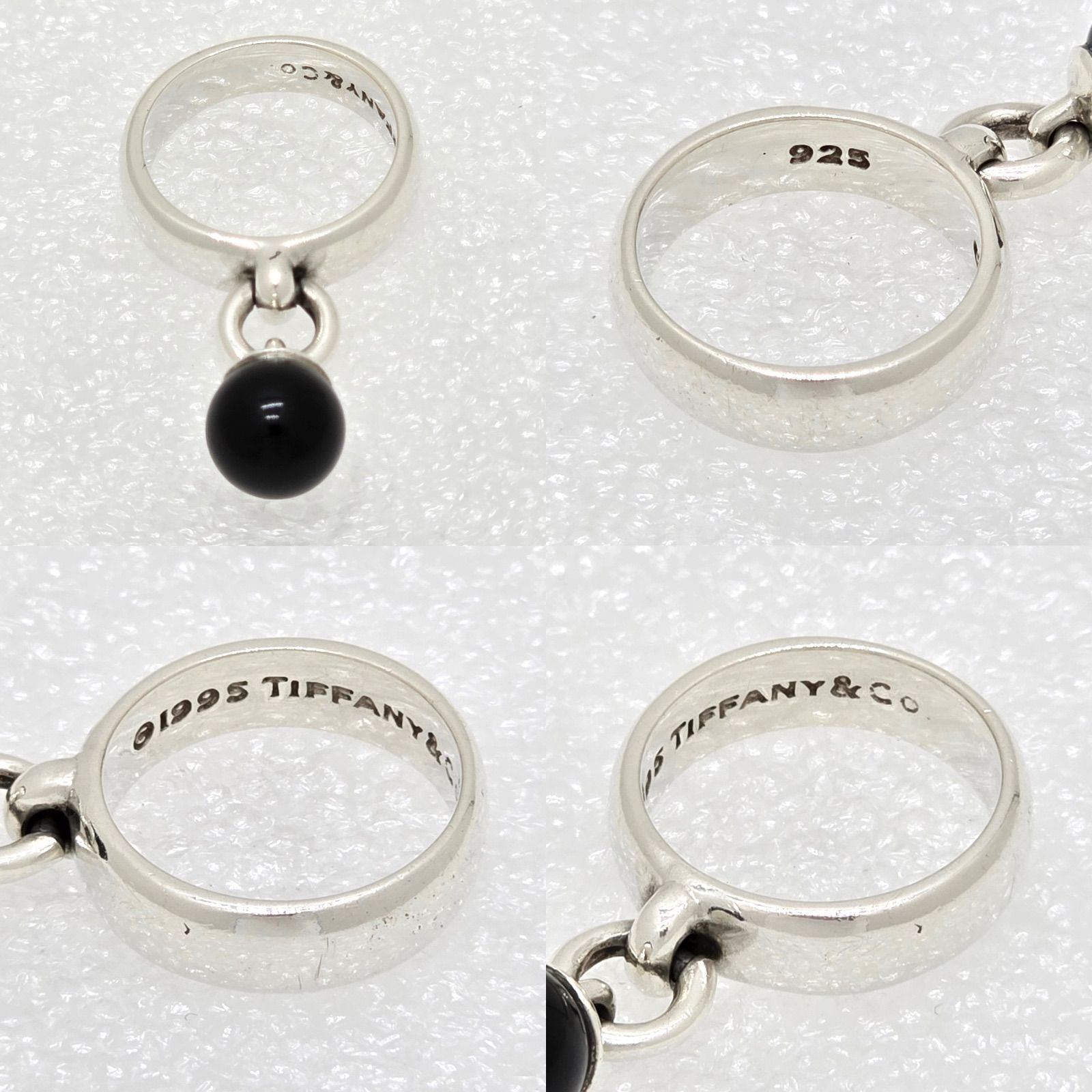 TIFFANY＆Co. ティファニー ボールダンクル オニキス リング 約