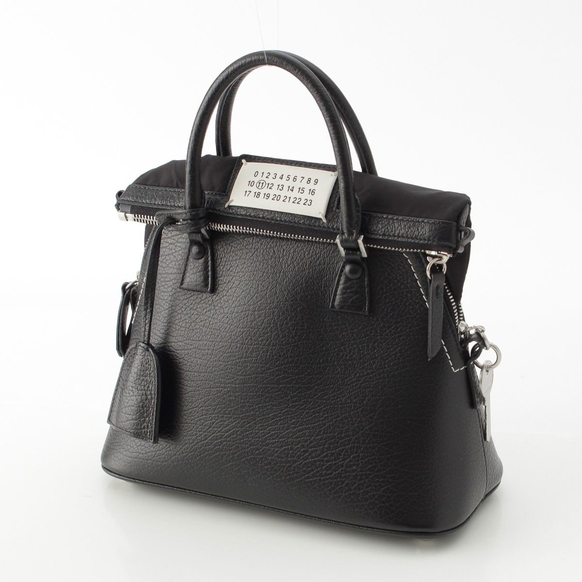 メゾンマルジェラ 19年 5AC レザー 2way ショルダー ミニ ハンドバッグ S56WG0082 ブラック