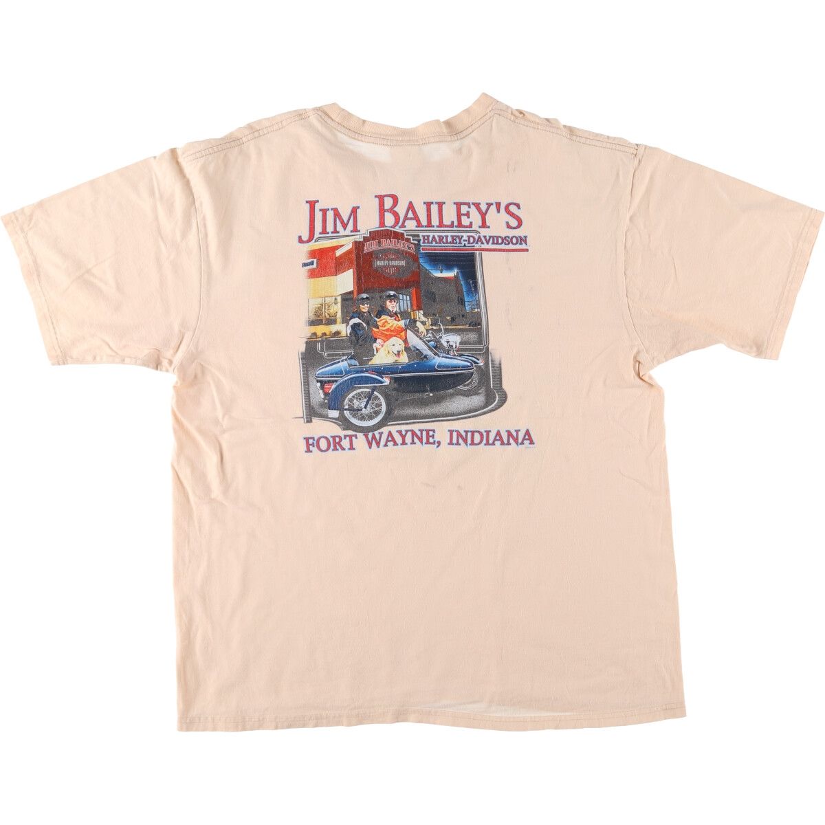 古着 00年代 ハーレーダビッドソン ヘインズ ピンナップガール モーターサイクル バイクTシャツ USA製 メンズL相当 /eaa475866 【SS2506_10】 AIPU バイク Tシャツ 古着 黒 ハーレー ダビッドソン ピンナップ
