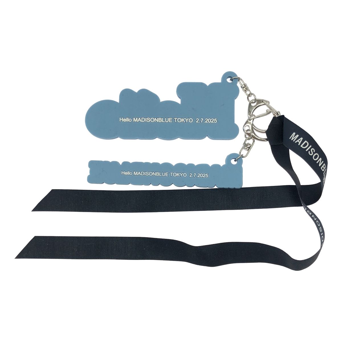 限定⭐︎MADISONBLUE Hello キーホルダー バッグチャーム2個セット