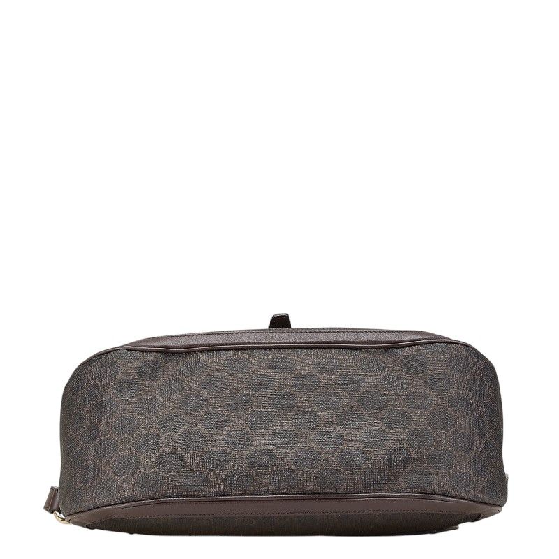 グッチ GGスプリーム 斜め掛け ショルダーバッグ 336748 ブラウン PVC  