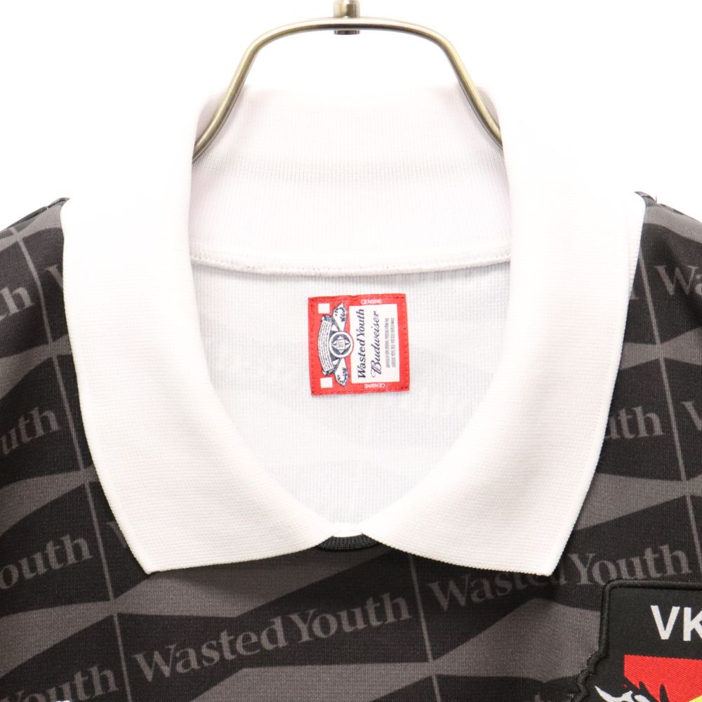 Wasted Youth x Budweiser SOCCER GAME 黒 Wasted Youth ×Budweiser