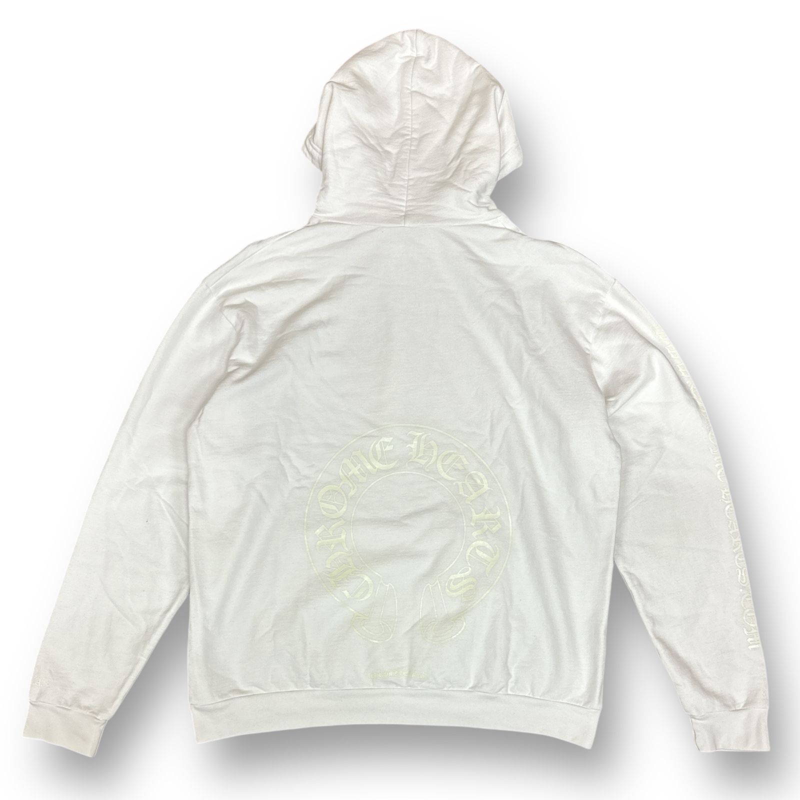 Chrome Hearts Glow in the Dark Horseshoe Hoodie グロウインザダーク ホースシュー フーディー パーカー クロムハーツ L 77893A4