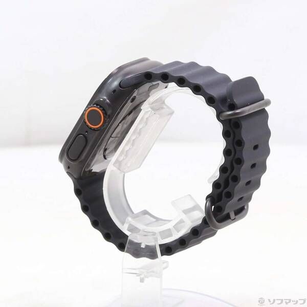 〔 品〕 Apple Watch Ultra 2 GPS Cellular 49mm ブラックチタニウムケース ブラックオーシャンバンド 344