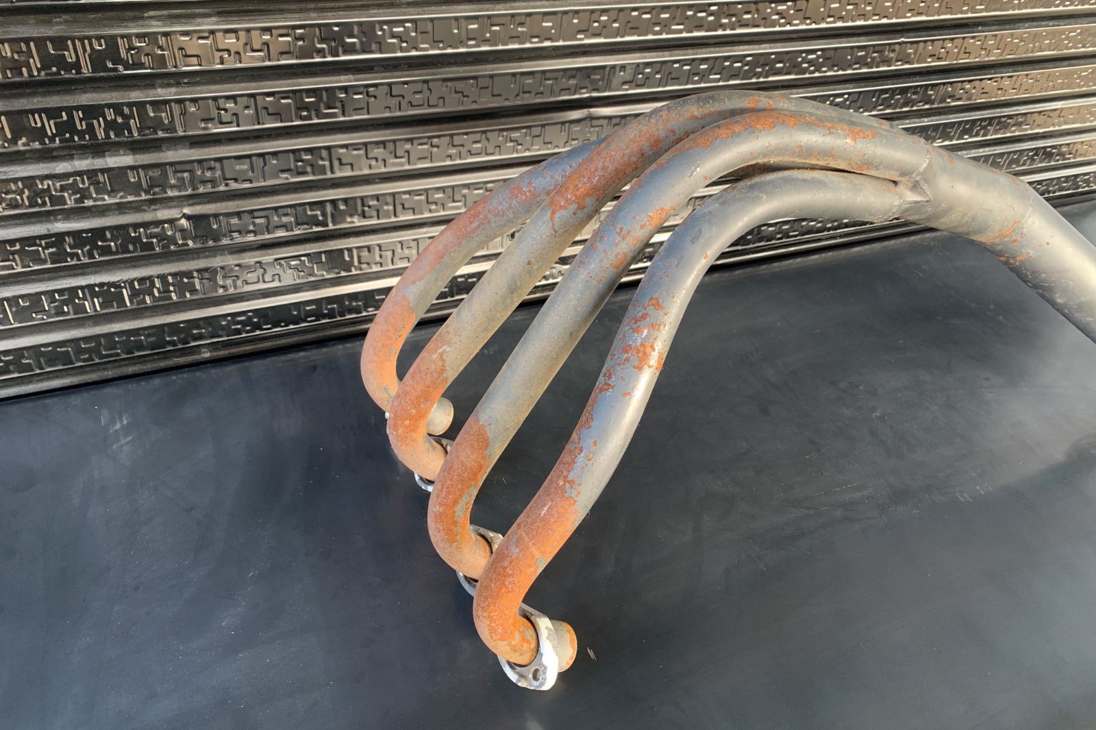 z1.z2.kz.手曲げマフラー Z1 Z2 ヨシムラ 手曲げ ストレートサイクロン チタンマフラー 画像 No