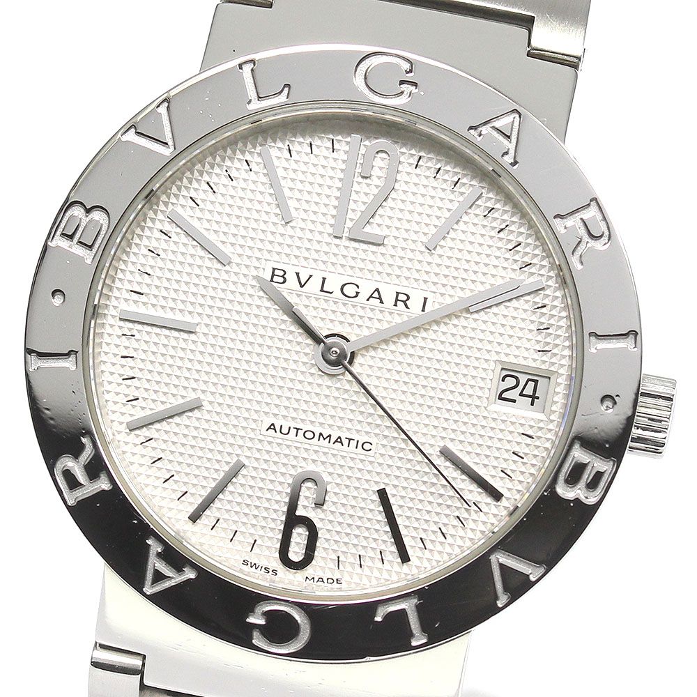 BVLGARI ブルガリ 腕時計 時計 ホワイト 白 BB33SS AUTO付属品無し