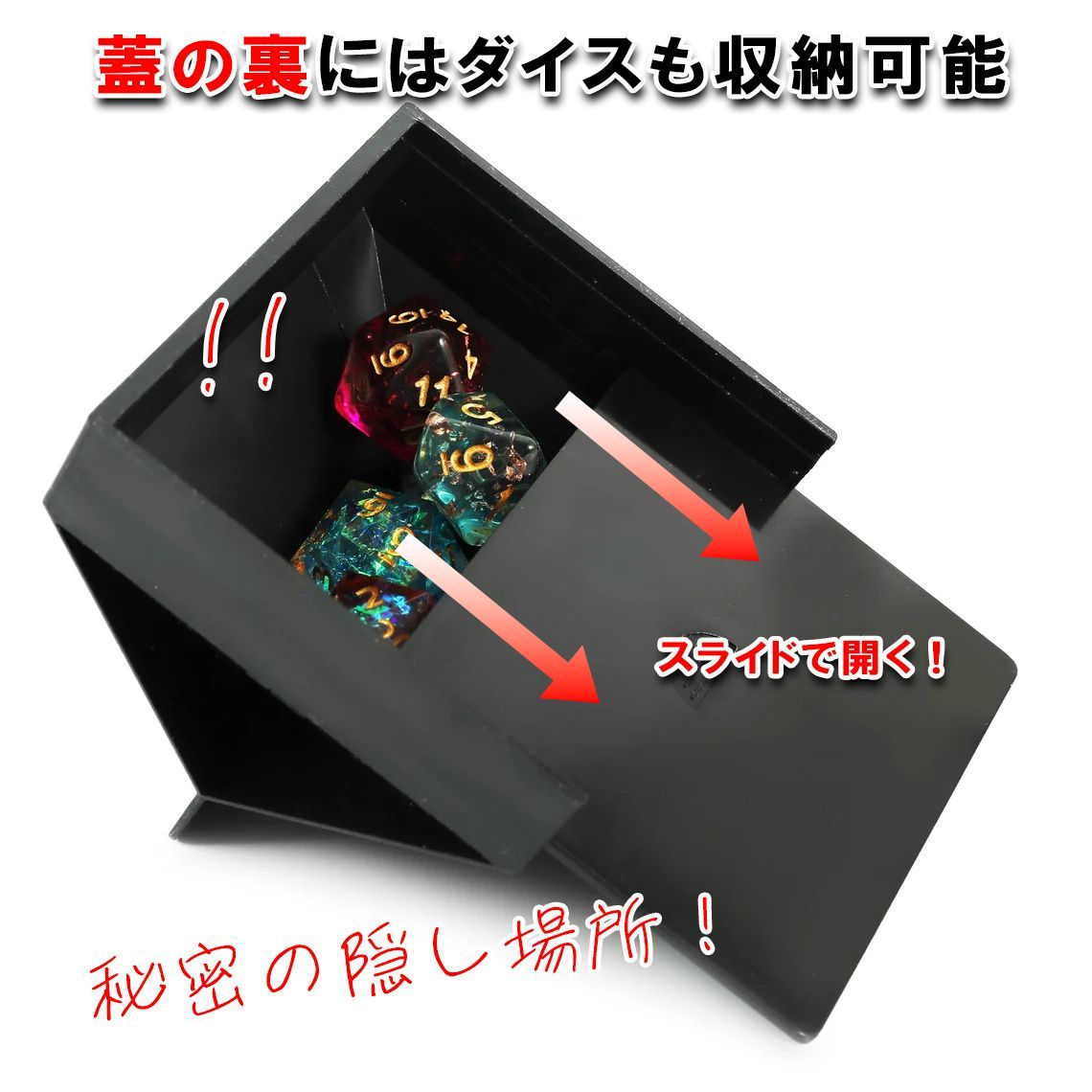 日本未発売】牛乳パック型 おしゃれ デッキケース 黒 トレカ