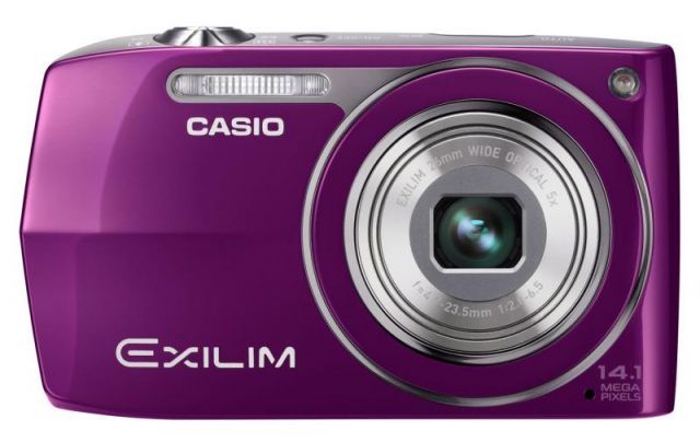 CASIO デジタルカメラ EXILIM 1410万画素 5倍 パープル EX