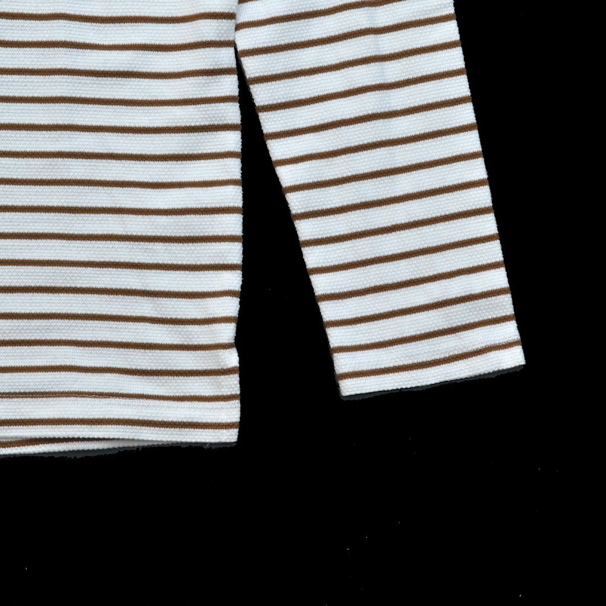 LACOSTE ラコステ コットンピケボーダーTシャツ 長袖 メンズ TH206EL 