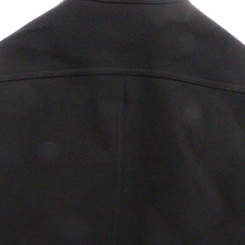 Rick Owens 17AW Melton Stand Collar Coat