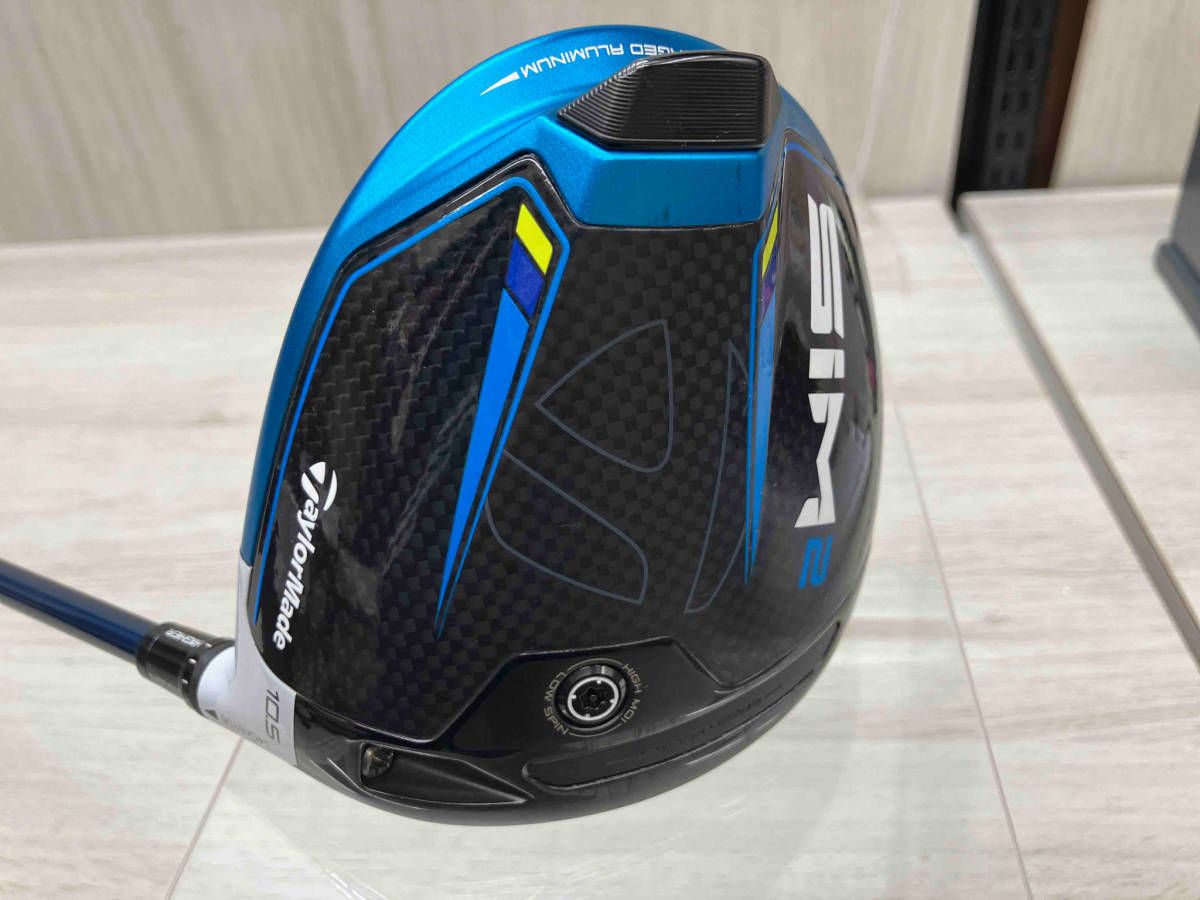 ゴルフクラブ　ドライバー　TaylorMade SiM2 FLEX S SHAFT TENSEI TM50 男性右利き用