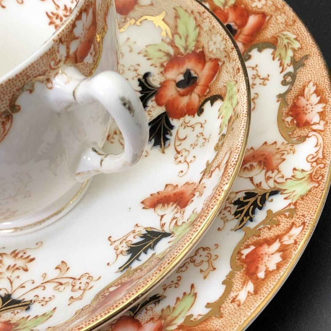 美品】英国パラゴン ホニトンブルー トリオA ティーカップ 美品】英国パラゴン ホニトンブルー トリオA ティーカップ